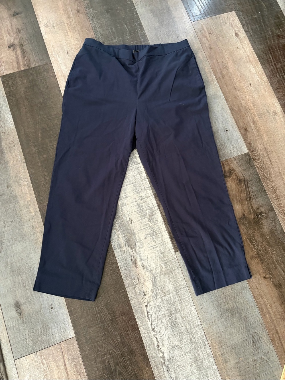 Banana Republic Navy Ankle Dress Pants Women’s Size 14 Career Stretch